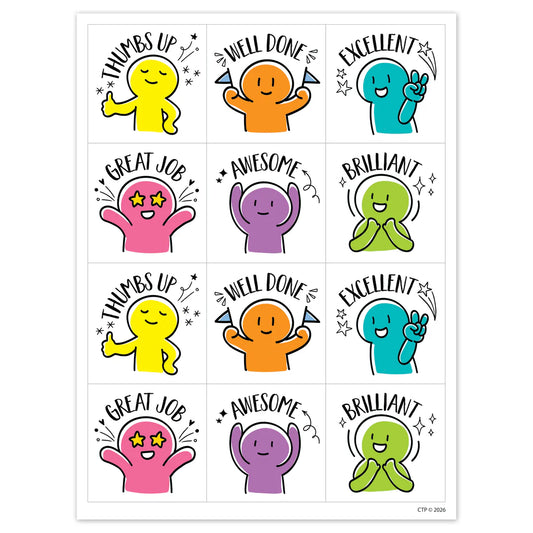 Core Decor Reward Buddies Stickers | 60 stickers per pack