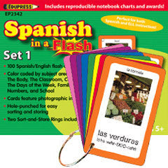 FLASH CARD SPANISH SET 1