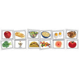 NOUNS:FOOD PHOTO LEARN CARDS 48 PC