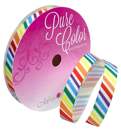 Ribbon Deco Rainbow | 3/8"X3yd