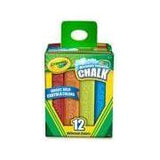 SIDEWALK CHALK ASSORTED COLORS PQ.12