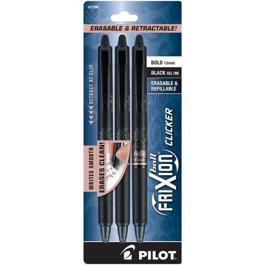 FRIXION BOLD CLICKER ERASE BLACK PQ.3