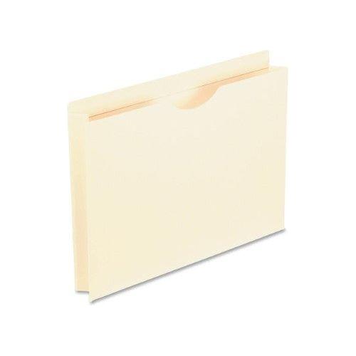 FILE JACKET MANILA LETTER REINFORCED 2" BOX/50