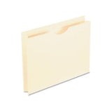 FILE JACKET MANILA LETTER REINFORCED 2" BOX/50