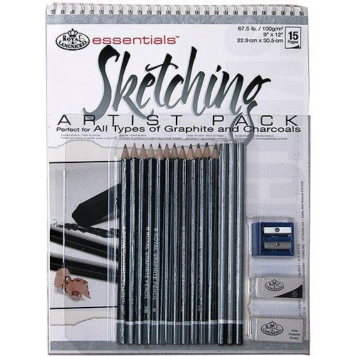 SKETCHING ARTIST PACK WITH CHARCOALS