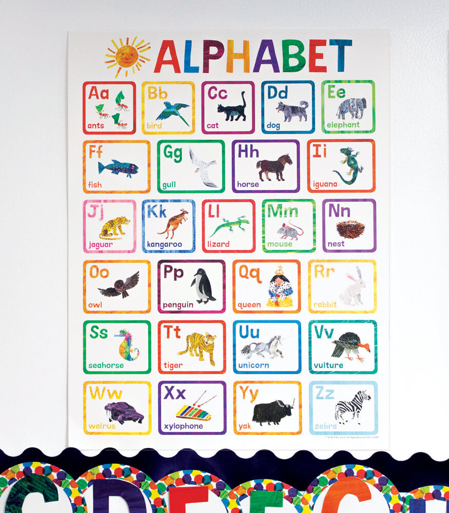 World of Eric Carle Alphabet Chart | Grade PK-2
