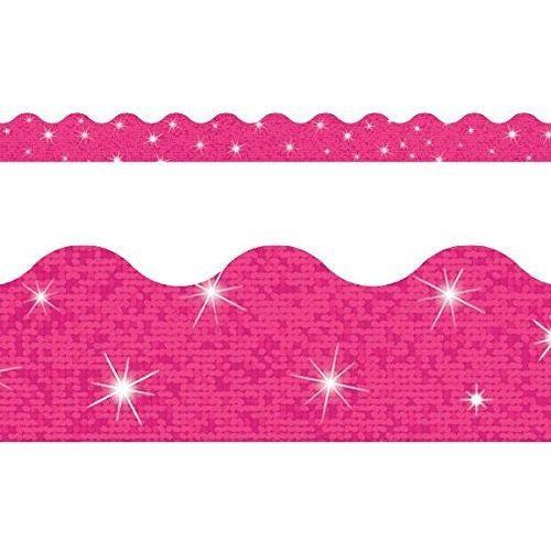 BORDER SPARKLE HOT PINK