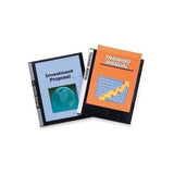 CLEAR COVER PROFOLIO PRESENTATION 8.5" X 11" 12 PG