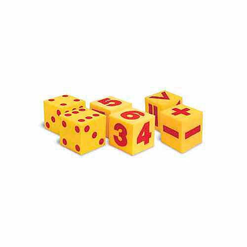 GIANT SOFT CUBES: DOT, NUMERAL AND OPERATIONS 5"