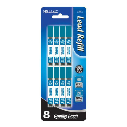 MECHANICAL PENCIL LEADS .07 PQT. 8