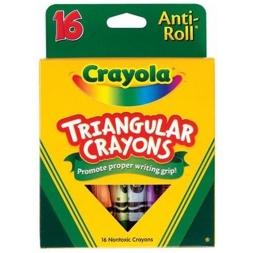 CRAYOLA TRIANGLE CRAYONS PQ.16