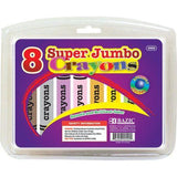 PREMIUM SUPER JUMBO TRIANGLE BRIGHT CRAYONS PQ.6