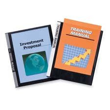 CLEAR COVER PROFOLIO PRESENTATION 8.5" X 11" 6 PG