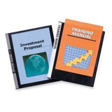 CLEAR COVER PROFOLIO PRESENTATION 8.5" X 11" 6 PG