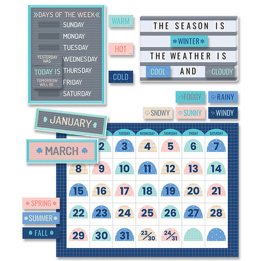 CALM&COOL CALENDAR SET BULLETIN BOARD