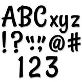 STYLISH BLACK DESIGNER LETTERS