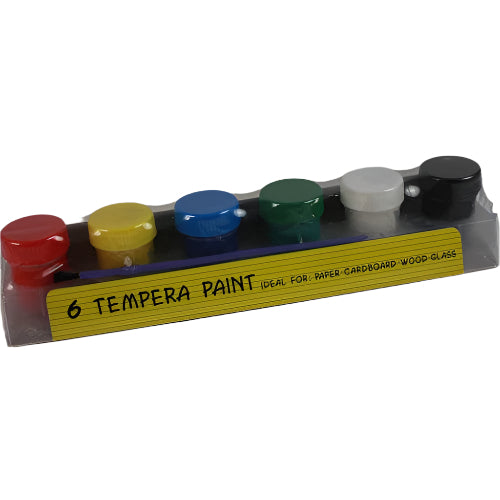 SIX TEMPERA PAINTS
