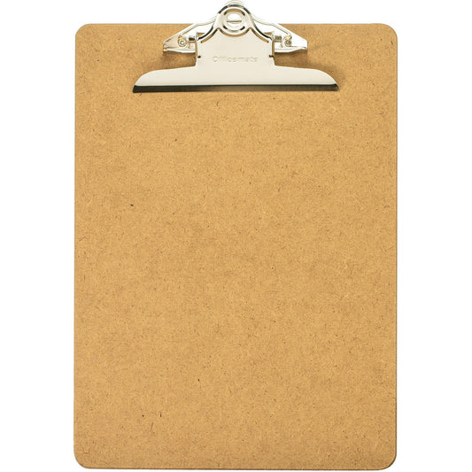 Hardboard Clipboard Wood Brown Letter