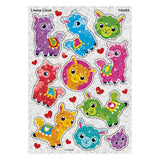 LLAMA LOVE SPARKLE STICKERS