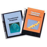 CLEAR COVER PROFOLIO PRESENTATION 8.5" X 11" 36 PG