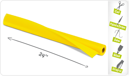Smart -FabFabric Roll| Yellow | 24"x 18"