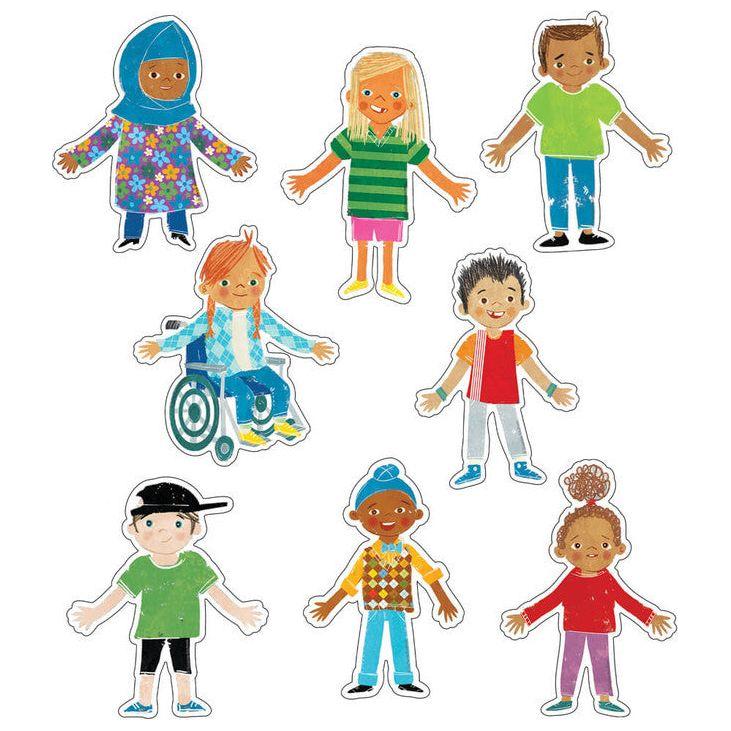 ALL ARE WELCOME KIDS CUT-OUTS