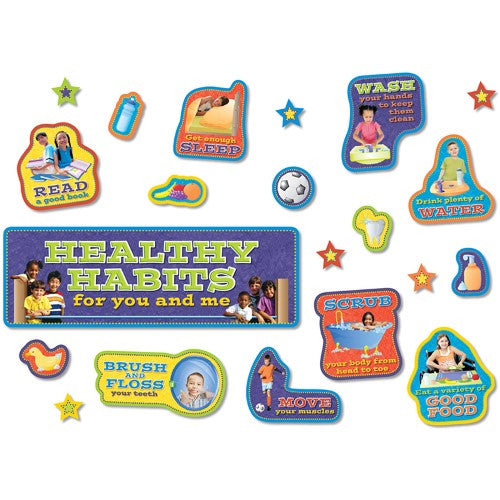 HEALTHY HABITS BULLETIN BOARD SET