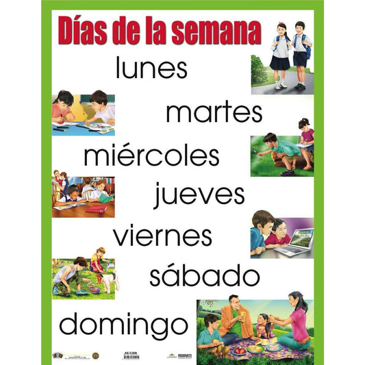 CARTEL DIAS DE LA SEMANA