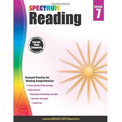 SPECTRUM READING WORKBOOK GRADE 7