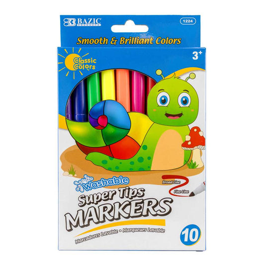 Color Super Tip | Washable Markers | pqt 10 – imagen 2 - JA Riollano