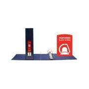 VIEW D-RING BINDER 2" BLUE