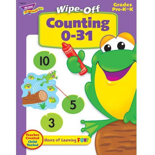 COUNTING 0-31 WIPE OFF