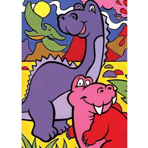 PAINTING BY NUMBERS DINOSAURS 10 PC