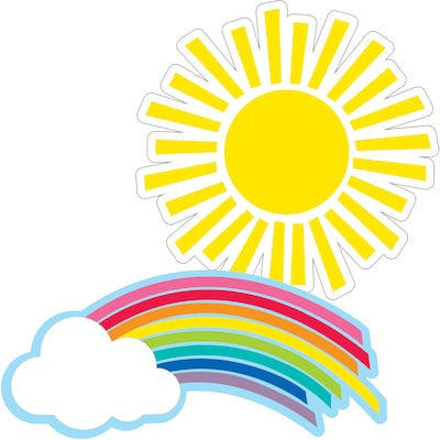 RAINBOWS & SUNS CUT-OUTS
