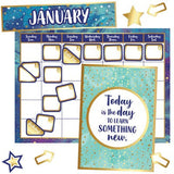 GALAXY CALENDAR BULLETIN BOARD SET