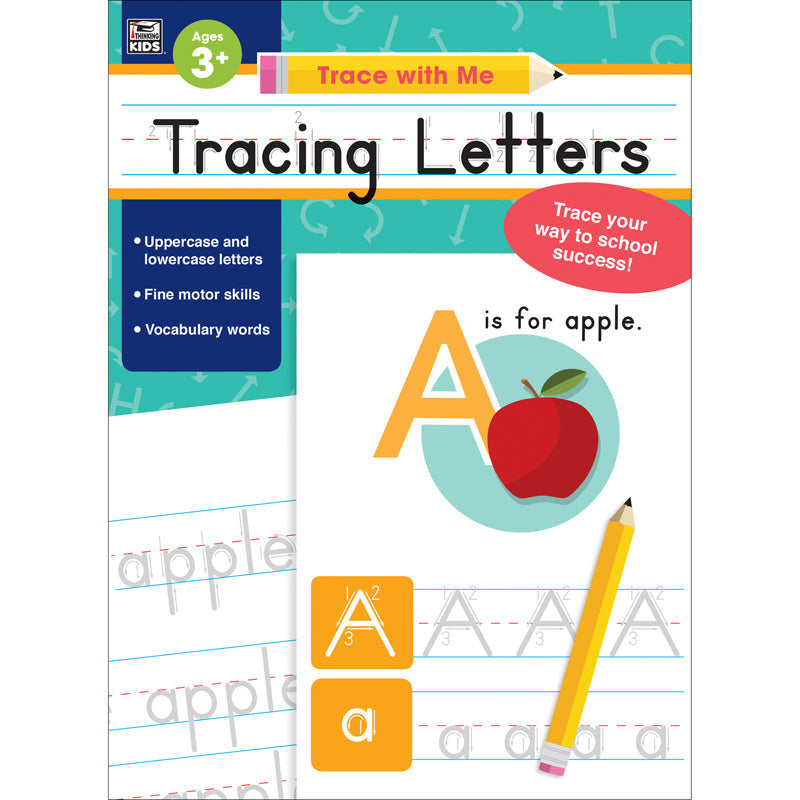 TRACING LETTERS ACTIVITY BOOK TODDLER-K