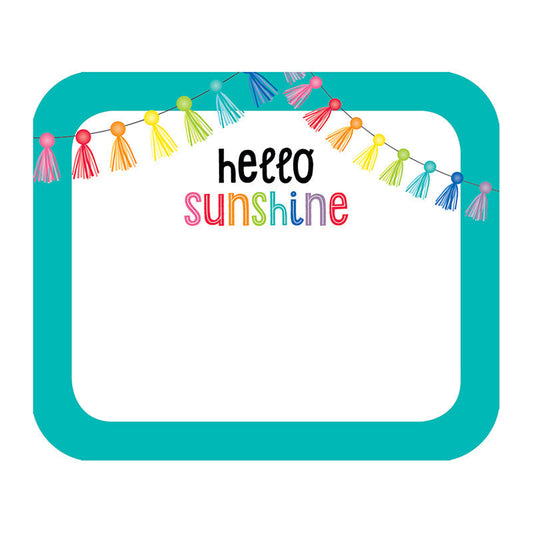 HELLO SUNSHINE NAME TAGS