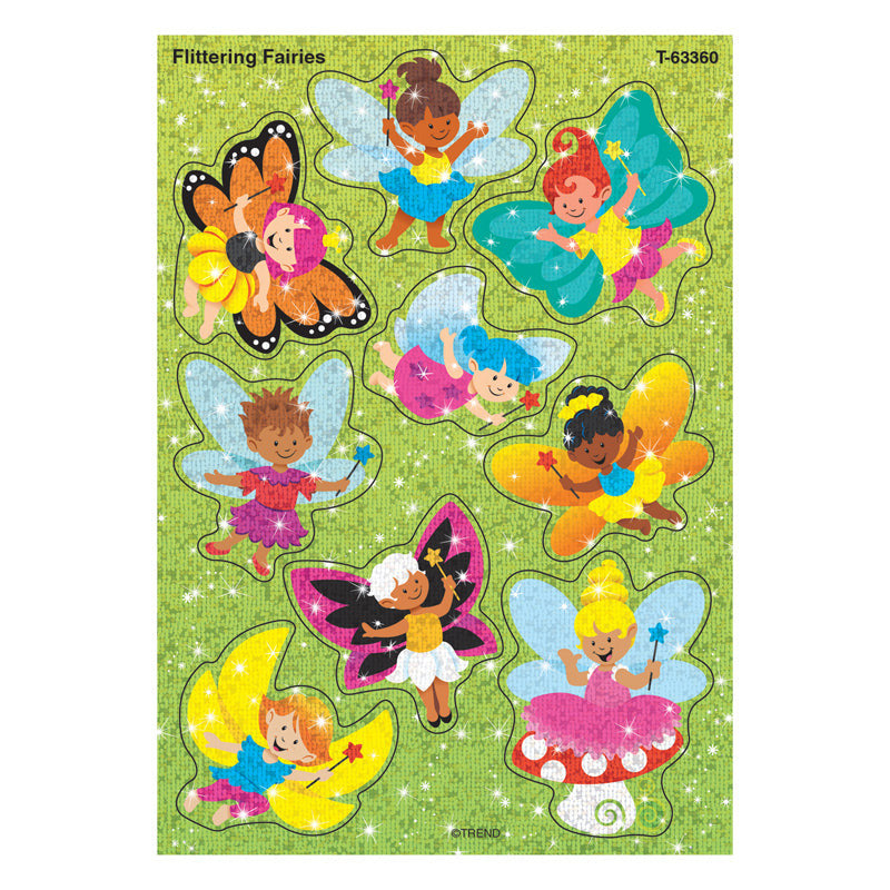 FLITTERING FAIRIES SPARKLE STICKERS