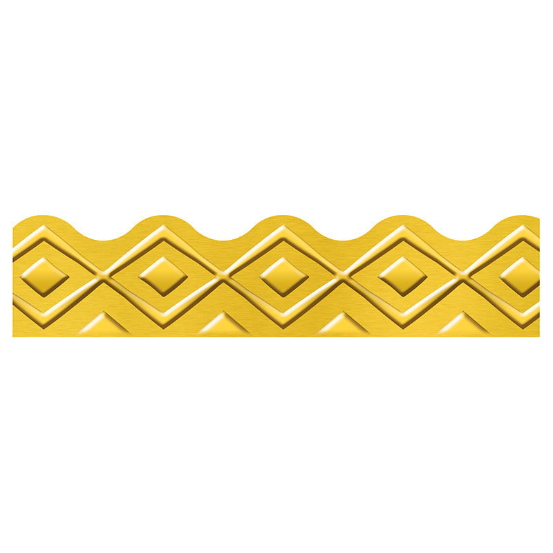 I LOVE METAL GOLDEN LINES BORDER