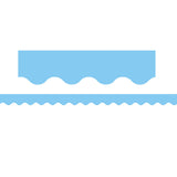 LIGHT BLUE BORDER SCALLOPED