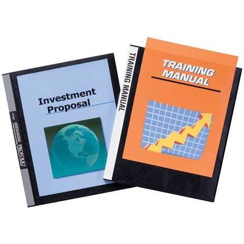 CLEAR COVER PROFOLIO PRESENTATION 8.5" X 11" 24 PG