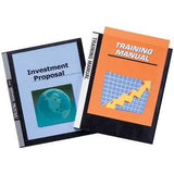 CLEAR COVER PROFOLIO PRESENTATION 8.5" X 11" 24 PG