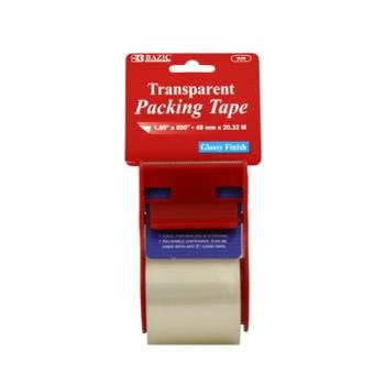 CLEAR PACKING TAPE 1.89" X 800" W/ DISPENSER