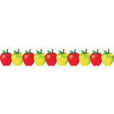 GREEN AND RED APPLES BORDER