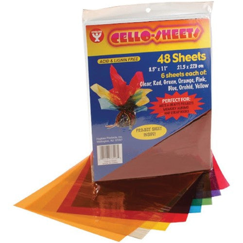 CELLO SHEETS 8-1/2" X 11"