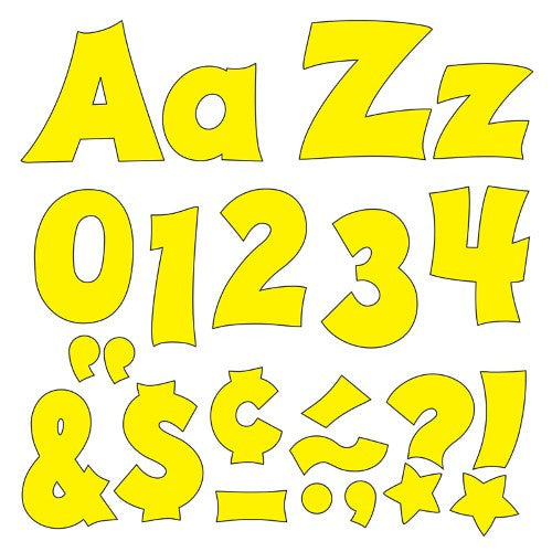 LETTERS SOLID YELLOW