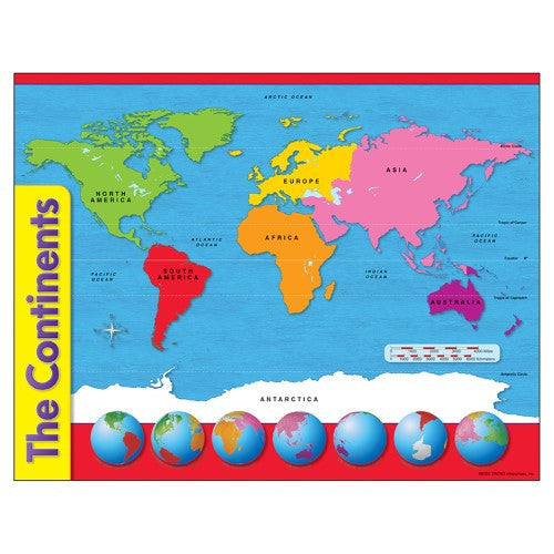 THE CONTINENTS CHART