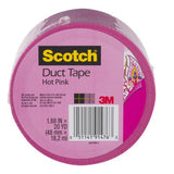 DUCT TAPE 2" X 20 YD COLOR HOT PINK