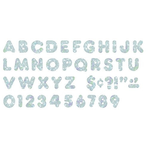 LETTERS CASUAL SILVER SPARKLE