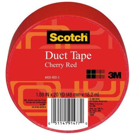 DUCT TAPE 2" X 20 YD COLOR CHERRY RED